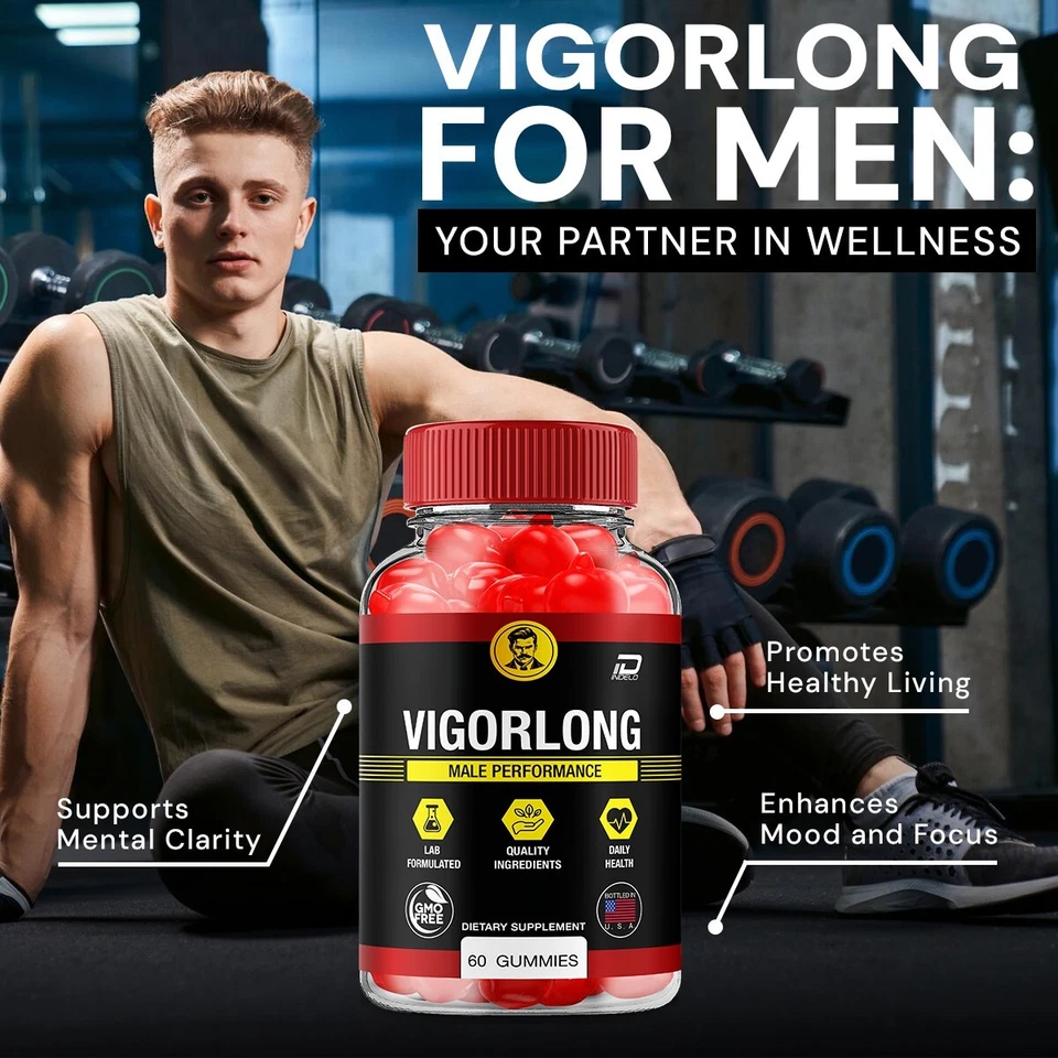 (pacote com 3) Gomas masculinas VigorLong – Gomas masculinas longas Vigor totalmente naturais - Imagem 4 de 4
