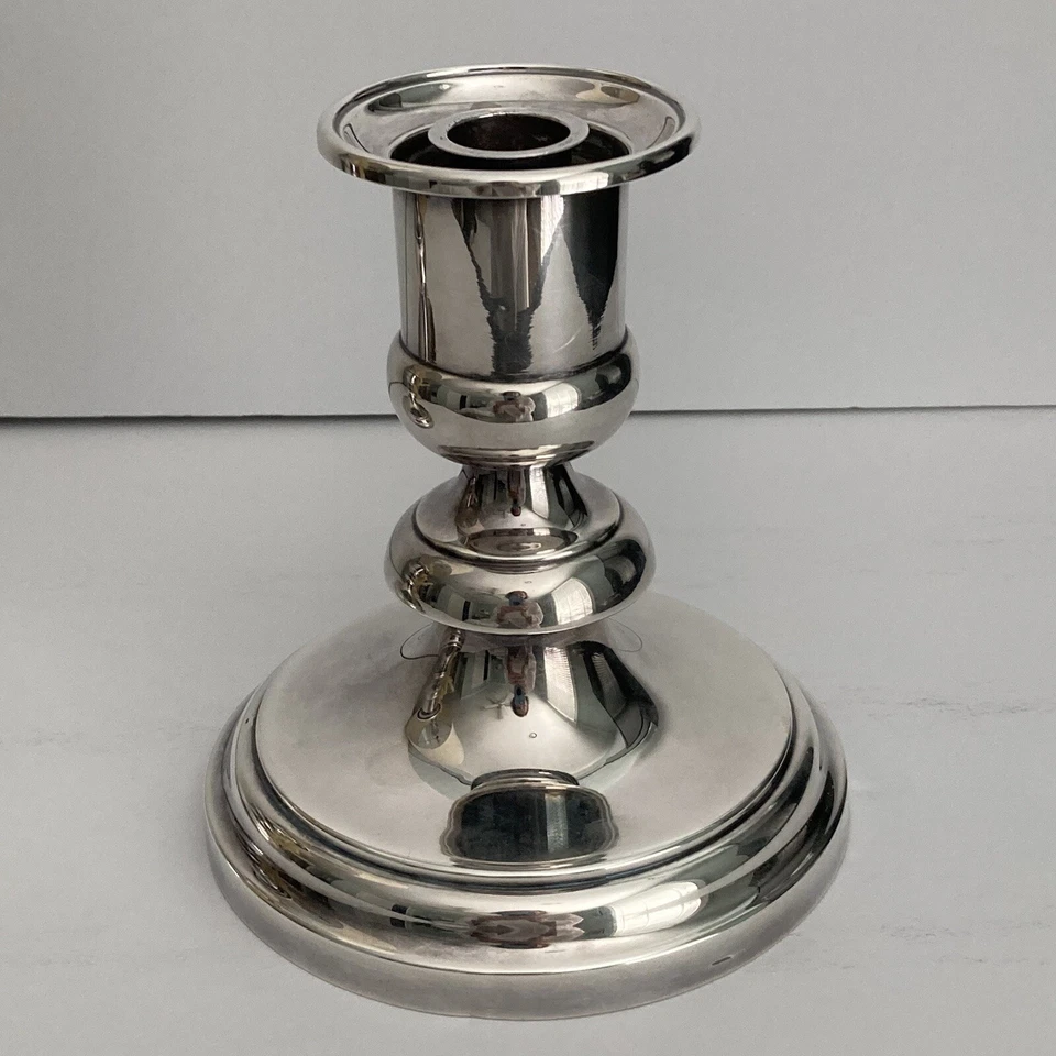 Candelabros Christofle plateados Francia se pueden usar con globos de vidrio vintage Foto 2 de 4