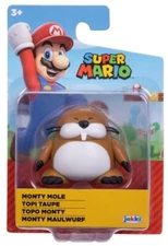 NEW Jakks 41832 World of Nintendo Super Mario 2.5-Inch MONTY MOLE Mini-Figure
