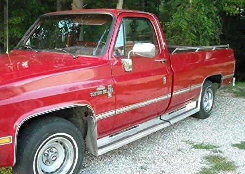 Moldura de carrocería lateral cromada de 80" para camioneta Chevy GMC Suburban 1973-87 Foto 3 de 4