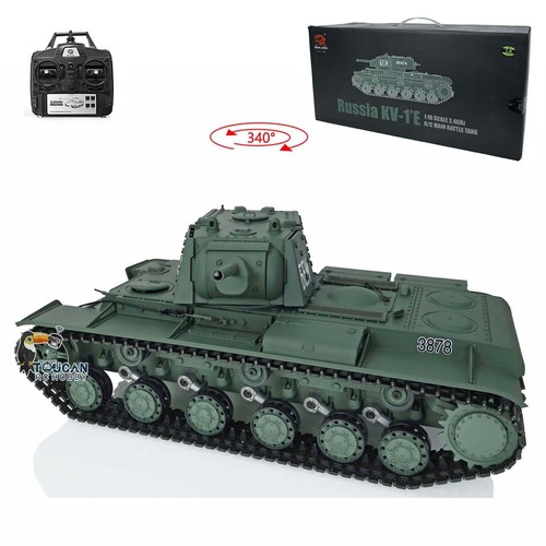 2.4G 1/16 Scale Heng Long 7.0 Soviet KV-1 RTR RC Tank Model 3878 Plastic Version - Picture 3 of 11