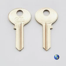 ORIGINAL CO106 Key Blanks for Anderson Hickey, ESP, tennsco, and others (2 Keys)