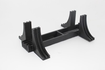 Black PS2 Slim 3D Printed Vertical Stand PlayStation 2 