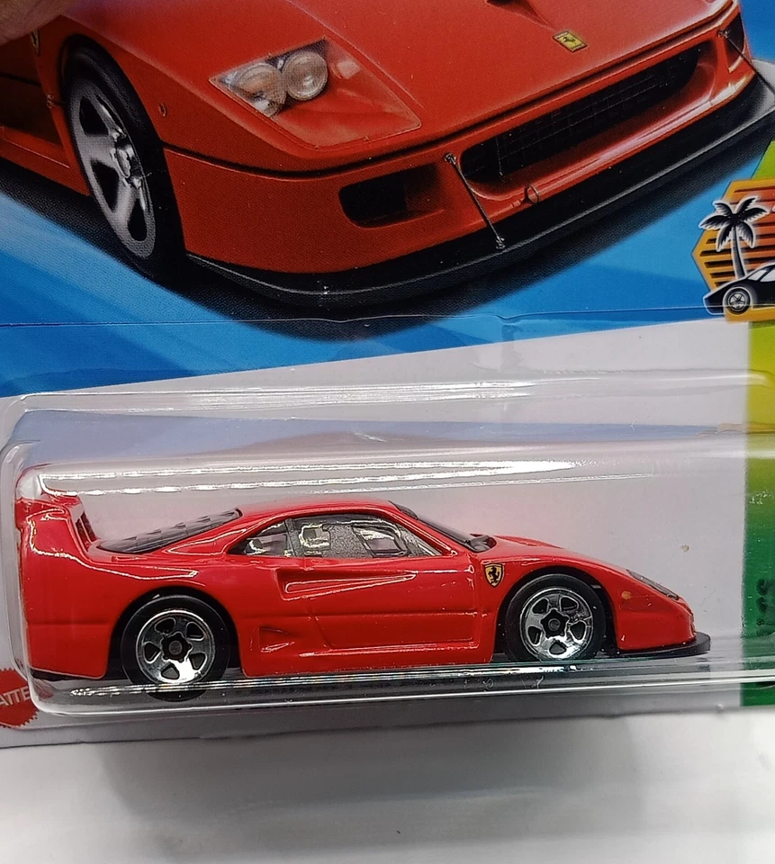 Hot Wheels FERRARI F4O COMPETIZIONE HW EXOTICS Mainline 2025 SPEDIZIONE GRATUITA - Immagine 3 di 4