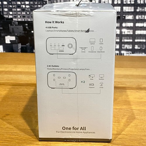 🟢 Cable de Extensión UGREEN con Ranuras USB C 100W Tira de Alimentación 100W Cargador PD GaN, - Imagen 11 de 24