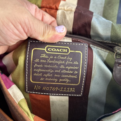 Bandolera hippie vintage COACH Legacy 65 aniversario # H0769 11132 marrón - Imagen 15 de 19