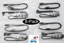 8-pack: NEW MSI 4-straight  4- 90 degree 18" SATA III 6 Gb/s data cables
