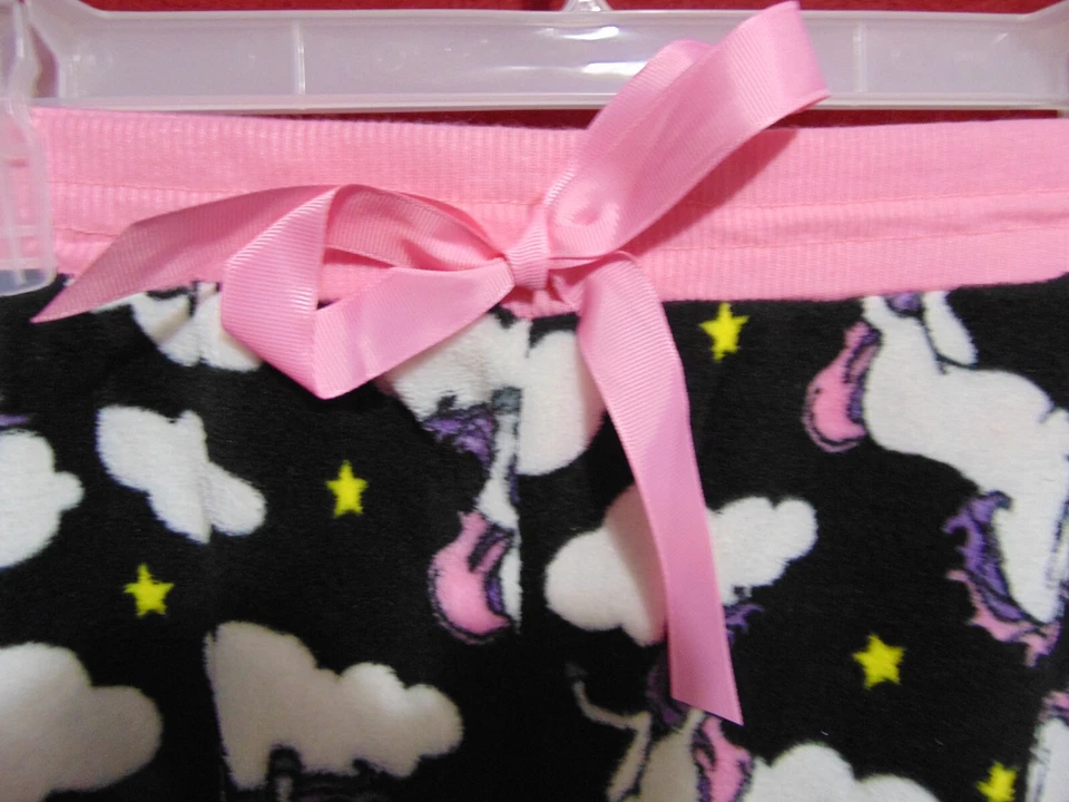 Damas Talla L UNICORNIOS Ropa de Dormir Pantalones de Salón Felpa MicroFleece ¡NUEVO CON ETIQUETAS! Foto 4 de 4