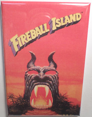 Fireball Island Board Game Box 2''x3'' MAGNET Refrigerator Locker Retro Card