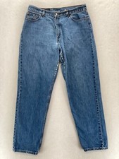 Vintage Levi's 560 Jeans Women's 16 Mis Loose Fit Straight Blue Denim USA 2000