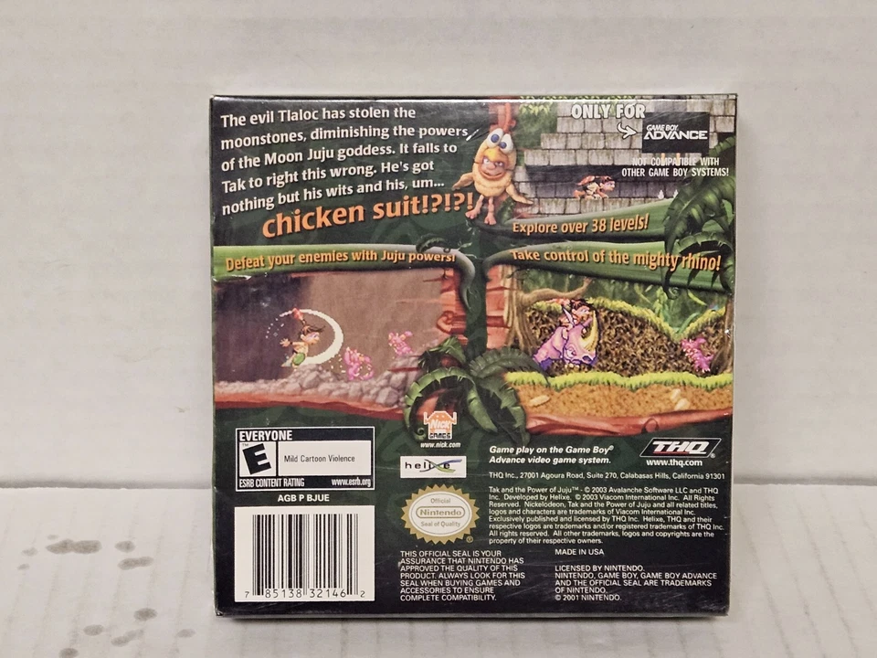 New Tak and the Power of Juju (Nintendo GameBoy Advance 2003) GBA Factory Sealed - Image 2 of 4
