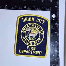 Union City Fire Department Patch. Great Condi...