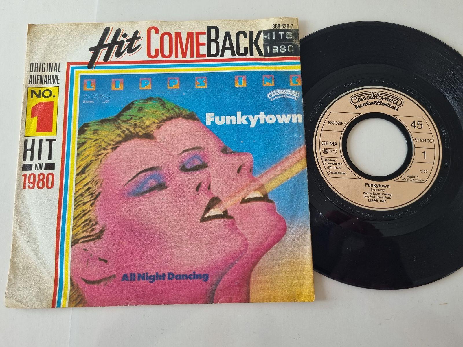7"" Single Lipps Inc. - Funkytown Vinyl Germany HIT COMEBACK