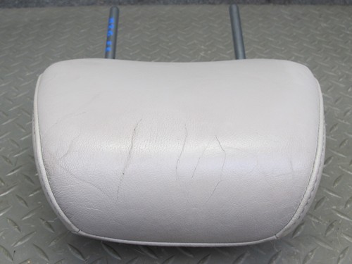07-09 NISSAN 350Z Z33 CONV SET OF 2 FRONT LEFT & RIGHT LEATHER HEADREST GRAY OEM - Picture 16 of 22