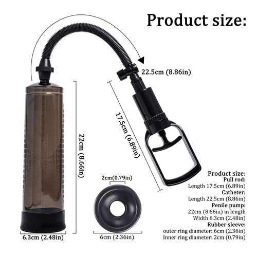 Men Penis Enlargement Vacuum Pump for Penis Enhancement Man Penis Extender Adult - Picture 2 of 19