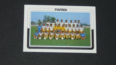 #372 TEAM PARMA AC SERIES B FOOTBALL 1987-1988 EUROFLASH ITALY PANINI