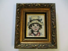 DUTCH OIL PAINTING LITTLE GIRL CHILD KORUS KOEROS IMPRESSIONISM IMPRESSIONIST 