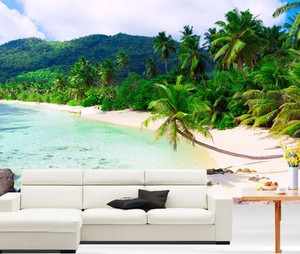 Tropics Island Palms Beach Full Wall Mural Photo Wallpaper Print Home Dec 3d Kid Ebay