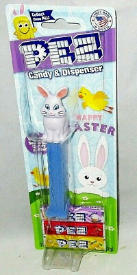 EASTER Pez Dispenser  FLUFFY EASTER BUNNY RABBIT [Carded] Introduced 2022