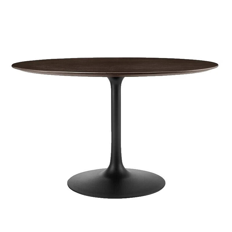 Mesas de comedor redonda de Nogal