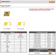 Mitsubishi MVS0913X05S100 Carbide Drill, Internal Coolant