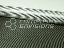 Hypetex Stabilized Titanium Colored Carbon Fiber Fabric 2x2 Twill 3k 50"/125cm