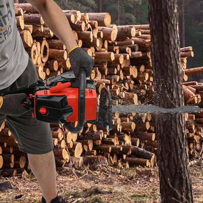 2-Stroke 2.2Kw Gas Chainsaw Handheld Petrol Chain Saw 58cc Gasoline Chainsaw US