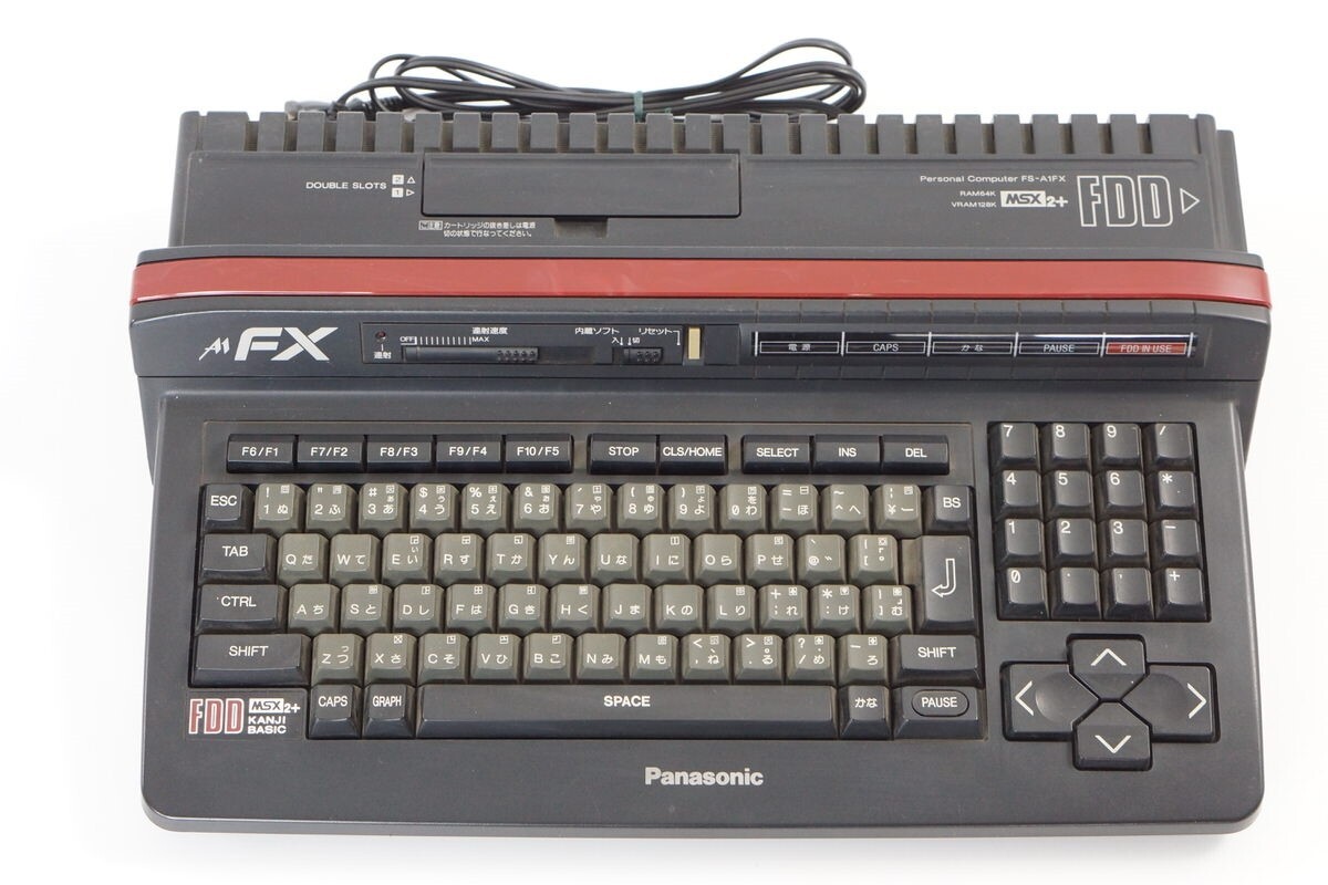 その他 Panasonic MSX2+ FS-A1FX MSX2+ FS-A1FX Personal Computer Panasonic Tested -New rubber