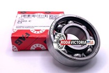 FAG 6203 C3 Deep Groove Ball Bearing, Open, No Seals 17x40x12 mm