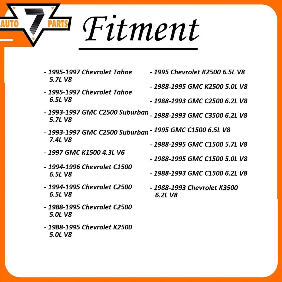 2 передних левых передних правых указателя поворота/парковочных фонаря TYC в сборе для Chevrolet - Изображение 4 из 4