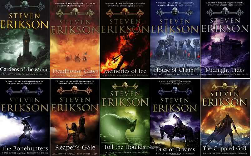 Steven Erikson Malazan 10 Book set collection pack | eBay