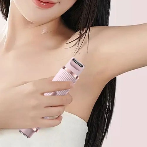 2in1 Electric Razor, Bikini/Facial Trimmer, Painless, Portable for Women - Picture 5 of 10