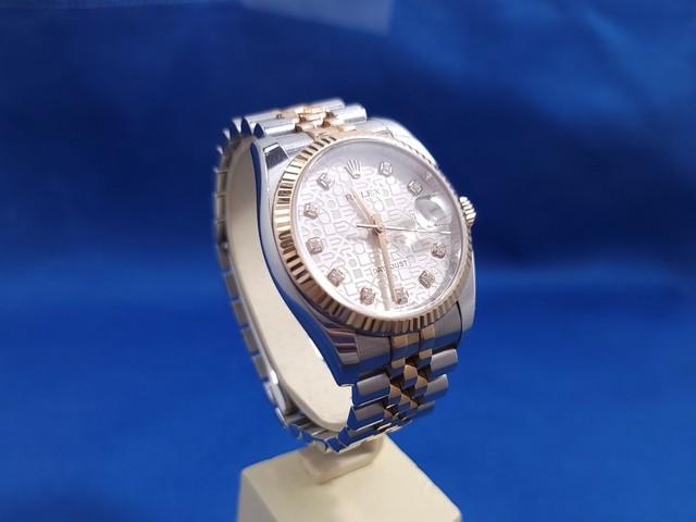 Rolex Datejust Pink Men's Diamond 