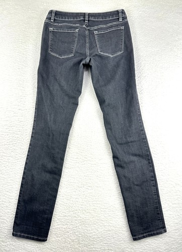 PrAna Kara Jeans Women's 4/27 Gray Cotton Stretch Low-Rise Skinny Leg Zip Fly - Picture 6 of 10