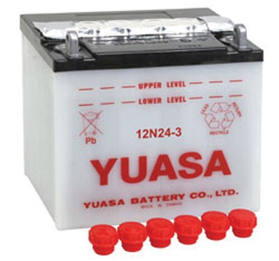 Yuasa - YUAM2224D - Conventional 12V Battery, 12N24-3