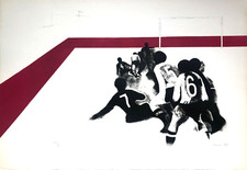  Dino BOSCHI "Fuga prospettica" , 1966  litografia originale  firmata