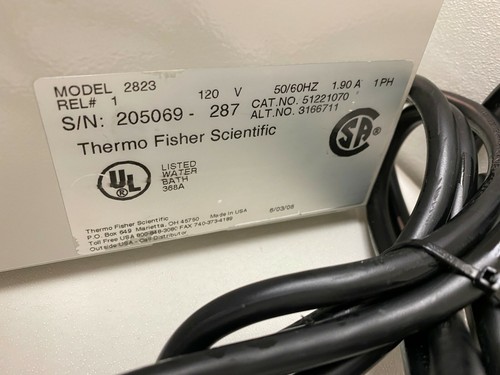 Thermo Scientific Precision 2823 Serie 180 Bagno Acqua Thermo Fisher Scientific - Foto 11 di 12