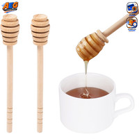 RüHrstäBchen Holz HoniglöFfel 15,2 Cm 2 StüCk FüR Honig Und Marmelade