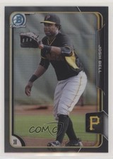 2015 Bowman Draft Chrome Asia Exclusive Black Refractor Josh Bell #164 g6p