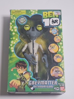 RARE 2006 BEN 10 GREY MATTER METAMORFIGURE 8.5