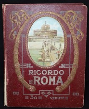 RICORDO DI ROMA 30 VEDUTE PARTE SECONDA A. Scrocchi foto liberty vintage