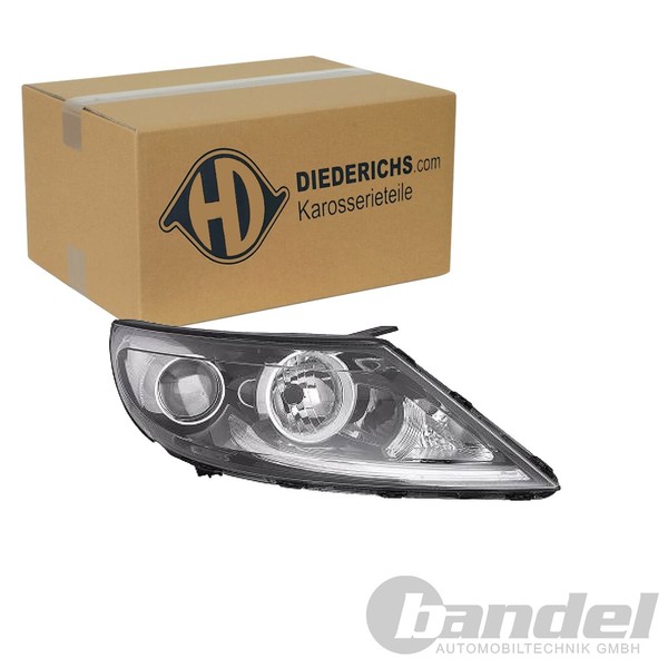 Diederichs Halogen Scheinwerfer Mit LWR LED-TFL Rechts Passend FüR KIA Sportage-image