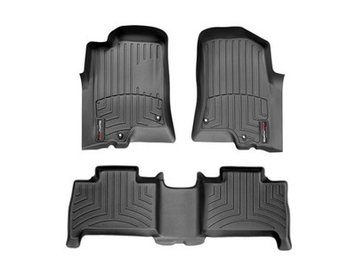 WeatherTech FloorLiner for 2006-2010 Hummer H3 - 1st & 2nd Row, Black