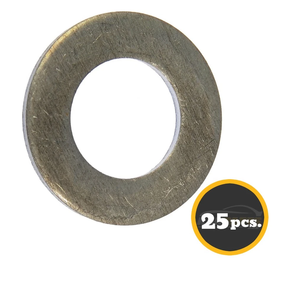 Juntas de tapón de drenaje de aceite de motor para Toyota Camry 1990 1991 | 25 piezas | Aluminio Foto 2 de 4