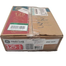 GE 125 Amp Indoor Main Lug Load Center Panel 4 Spaces 8 Circuits Panel TL412CP