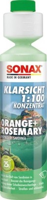 SONAX KlarSicht 1:100 Konzentrat Orange+Rosemary 250 ml Scheiben Reiniger Sommer