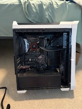 Corsair ASUS Maximus IX Hero Gaming Desktop PC CX750M Liquid Cooled White Tower