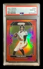 2021 panini prizm #294 tom brady; retail red SSP prizms PSA 10  COLOR MATCH