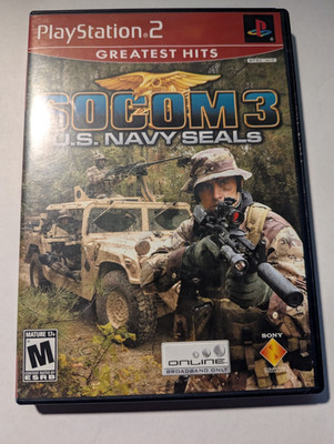 CIB SOCOM 3: U.S. Navy SEALs (Sony PlayStation 2, 2005) Tested