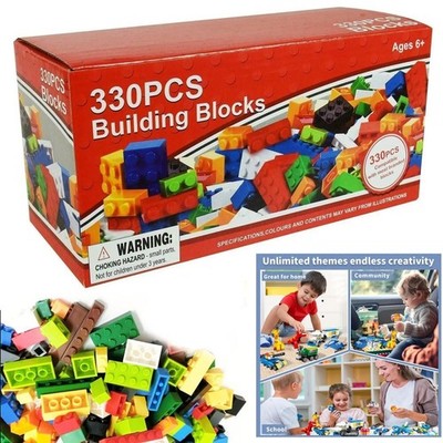 330 Stck. Kinder Bausteine Kinder Kreativ Steine Pädagogisch Spielen Spielzeug Geschenk